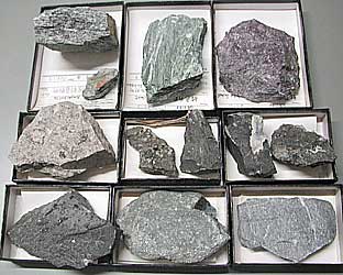 Rock specimens collected by HIROYUKI TARUNO