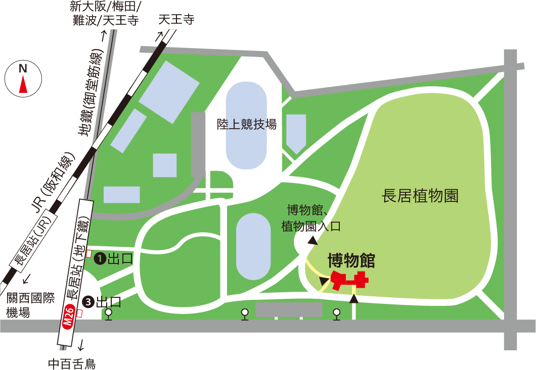 Map of Nagai Park
